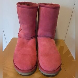 UGG Pink Suede Boots